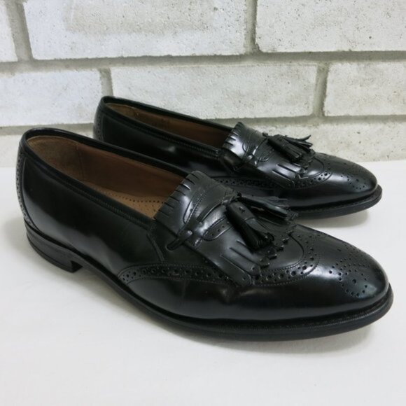 Johnston & Murphy Kiltie Tassel Brogue Leather Dress Loafers Men\'s Shoes 11 D/B main image 7